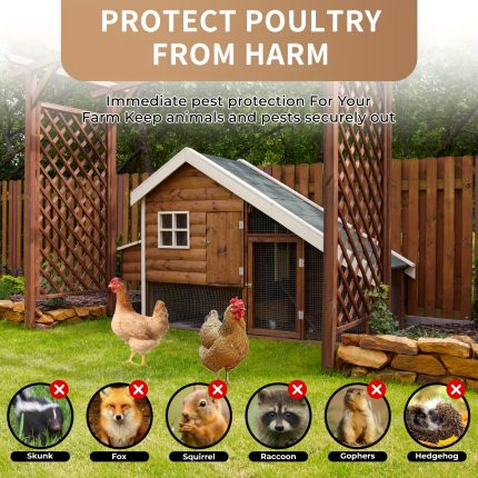 23 Gauge 1u002F4 Inch Galvanized Hardware Cloth - Double-Layer Hot-Dip Welded Wire Mesh Roll For Chicken Wire Fencing, Garden Fence, Rabbit Cage